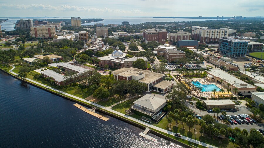 Aerial image University of Tampa FL USA