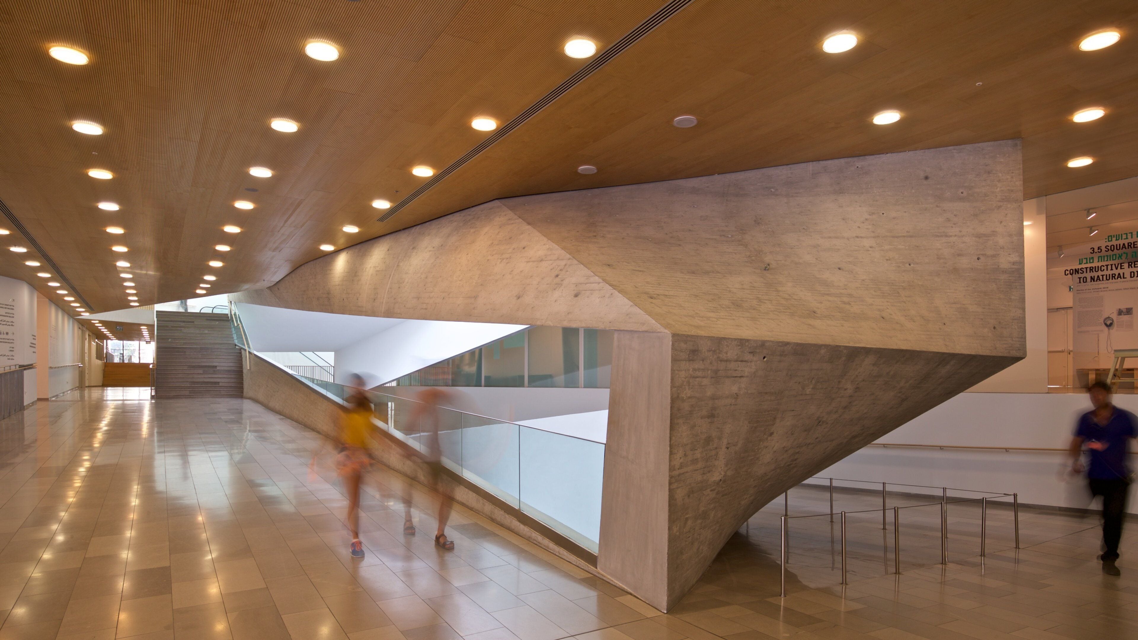Tel Aviv Museum of Art featuring interior views