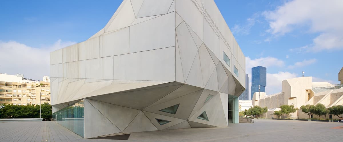 Tel Aviv Museum of Art showing modern architecture