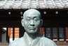 A statue of Sawaki Kodo Roshi - Zen Master at Sengaku-ji temple in Tokyo Japan near Shinagawa Station.; Shutterstock ID 170780858