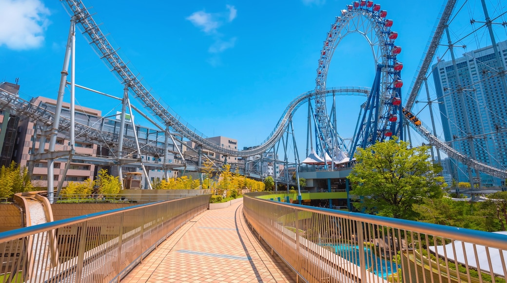 Tokyo Dome City theme park in Tokyo, Japan