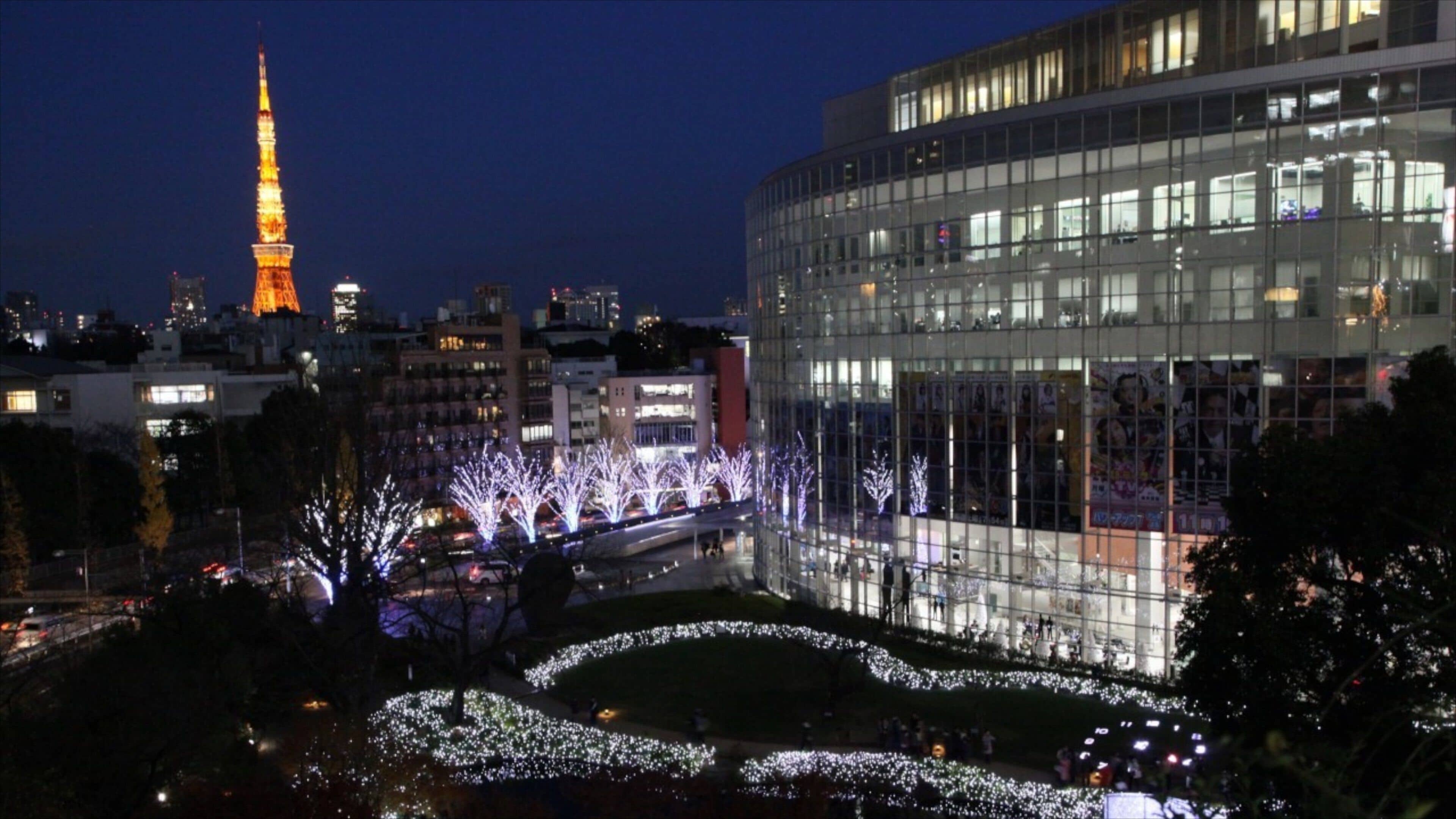 Torre de Tokio ofreciendo una ciudad y escenas nocturnas