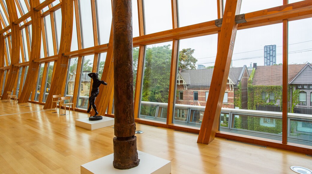 Art Gallery of Ontario which includes art and interior views