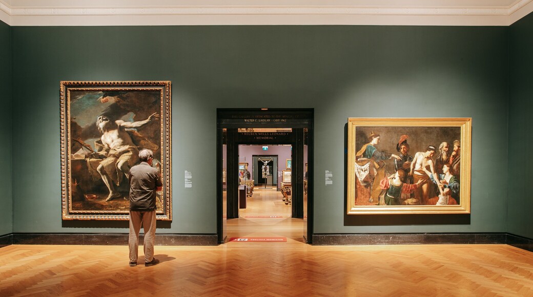 Art Gallery of Ontario which includes art, interior views and heritage elements