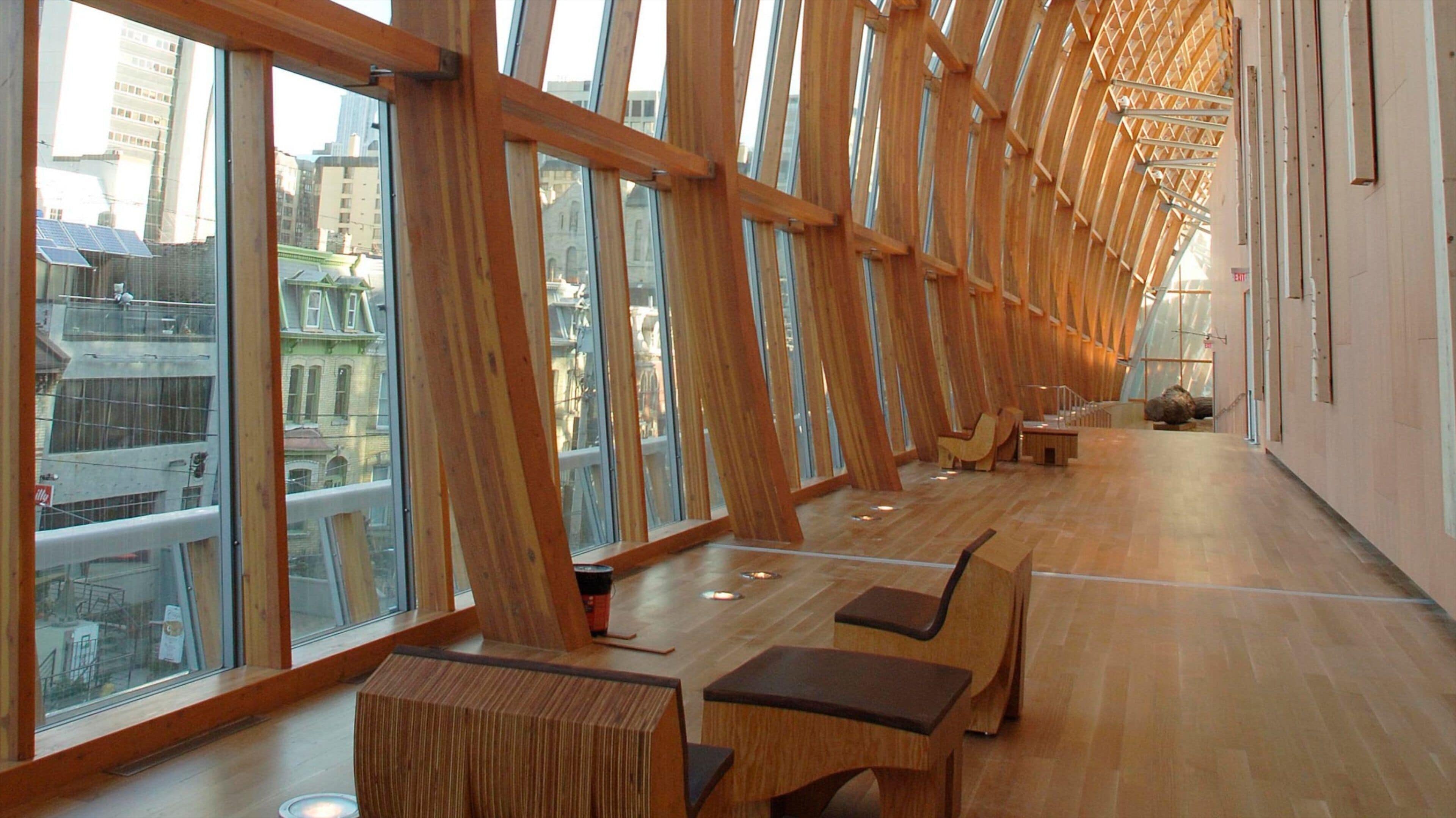 Art Gallery of Ontario which includes interior views and modern architecture