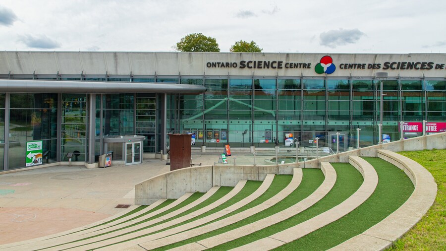 Ontario Science Centre featuring signage