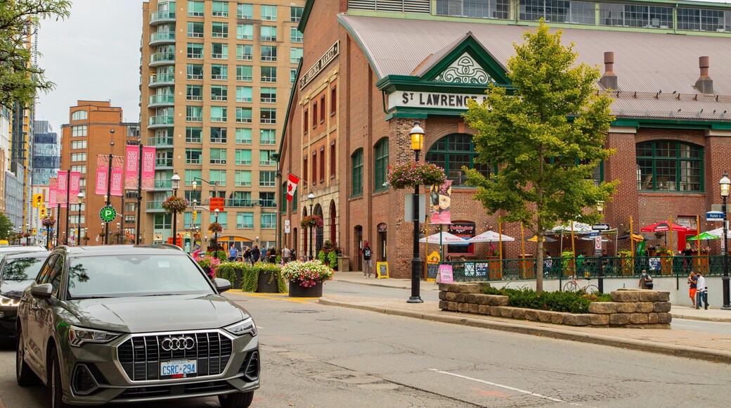St. Lawrence Market featuring a city
