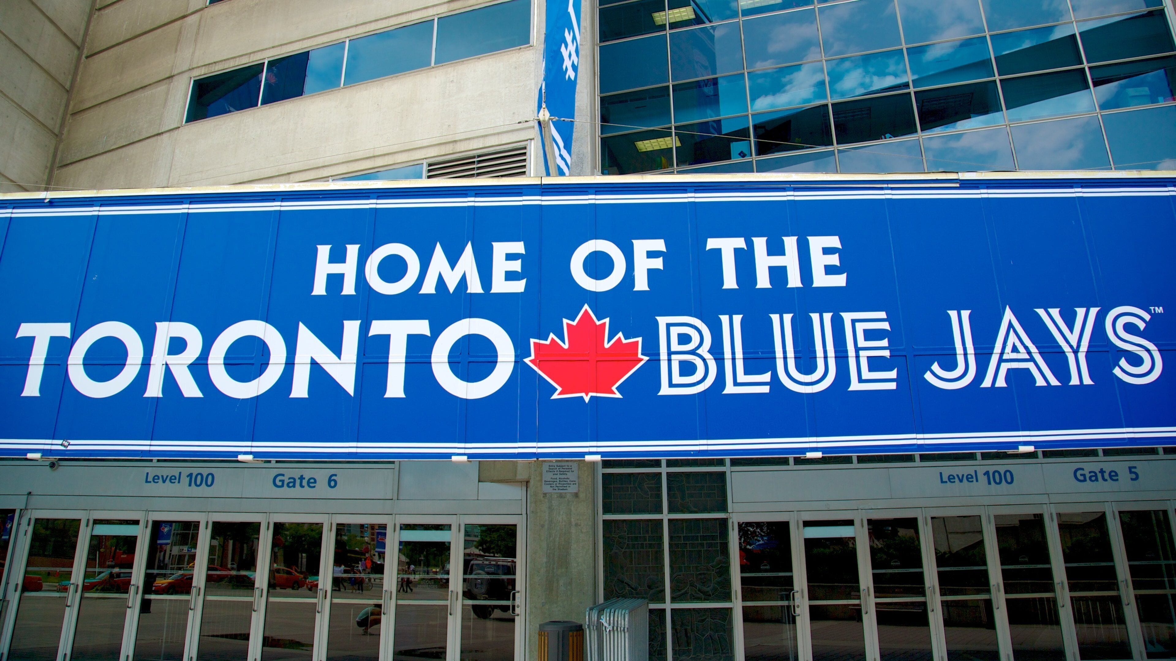 Rogers Centre which includes signage