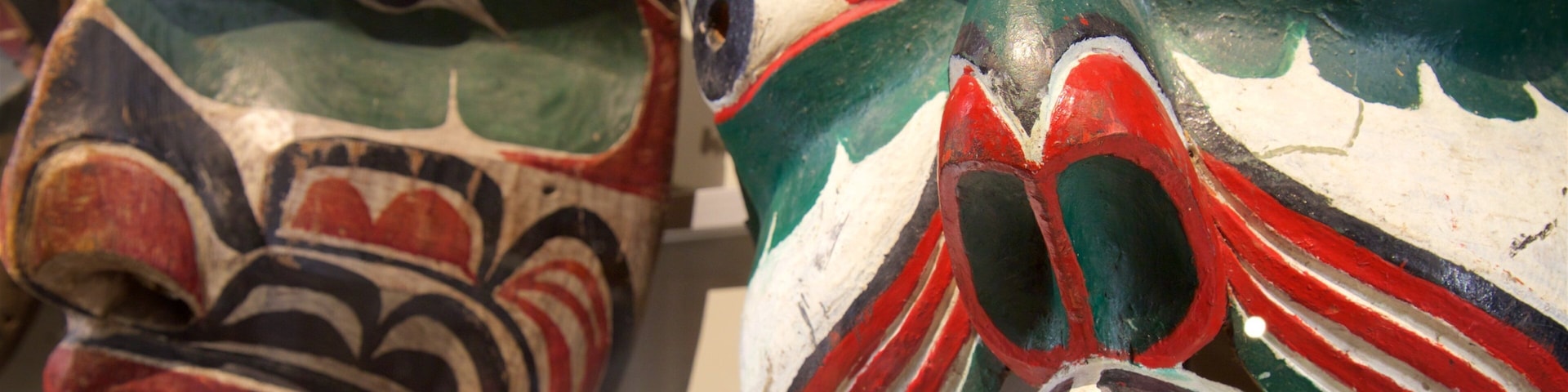 Museum of Anthropology que inclui vistas internas e cultura nativa