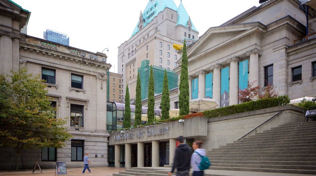 Vancouver Art Gallery som visar historisk arkitektur