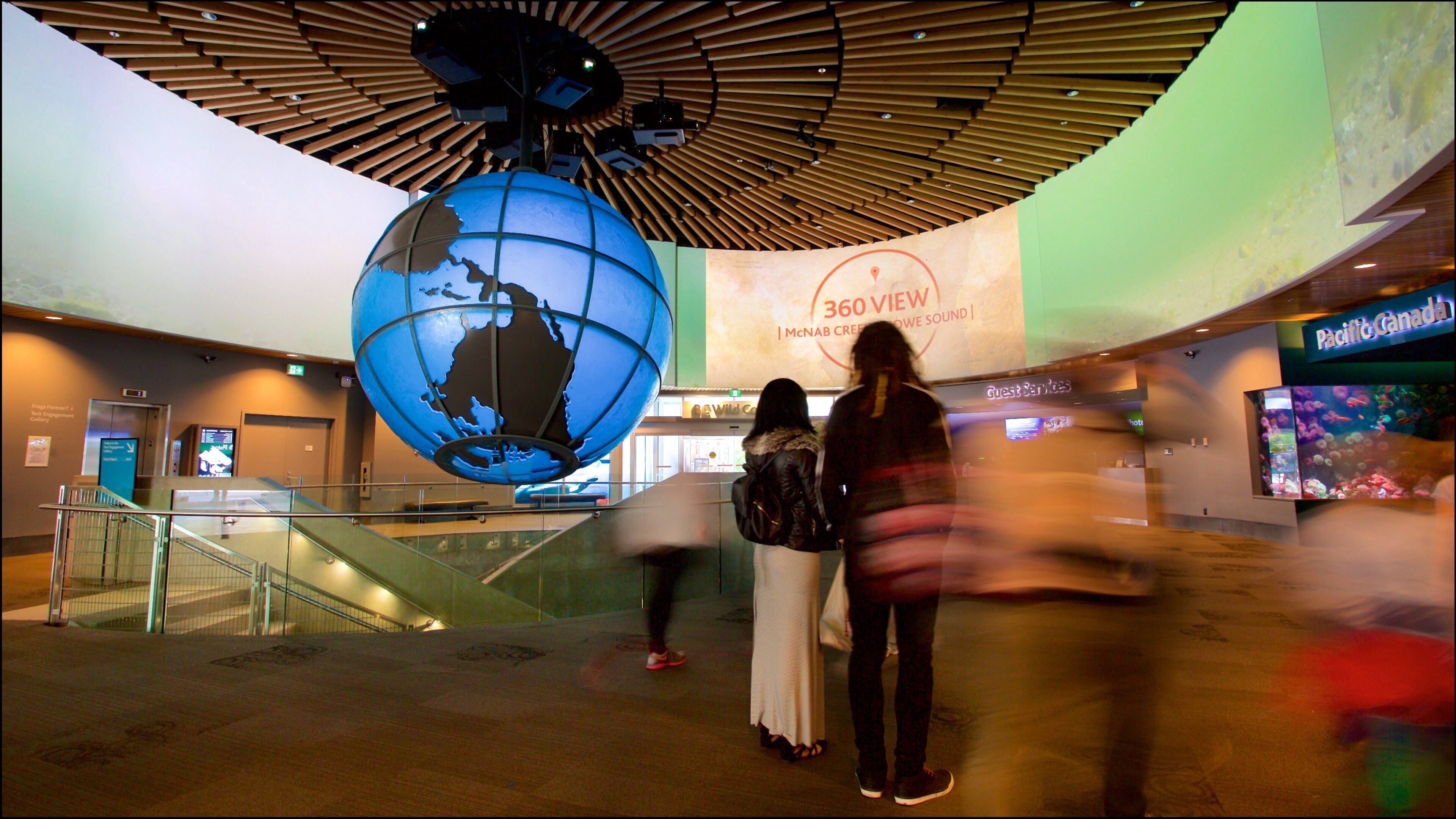 バンクーバー水族館 どの含み 屋内の眺め と 海洋生物