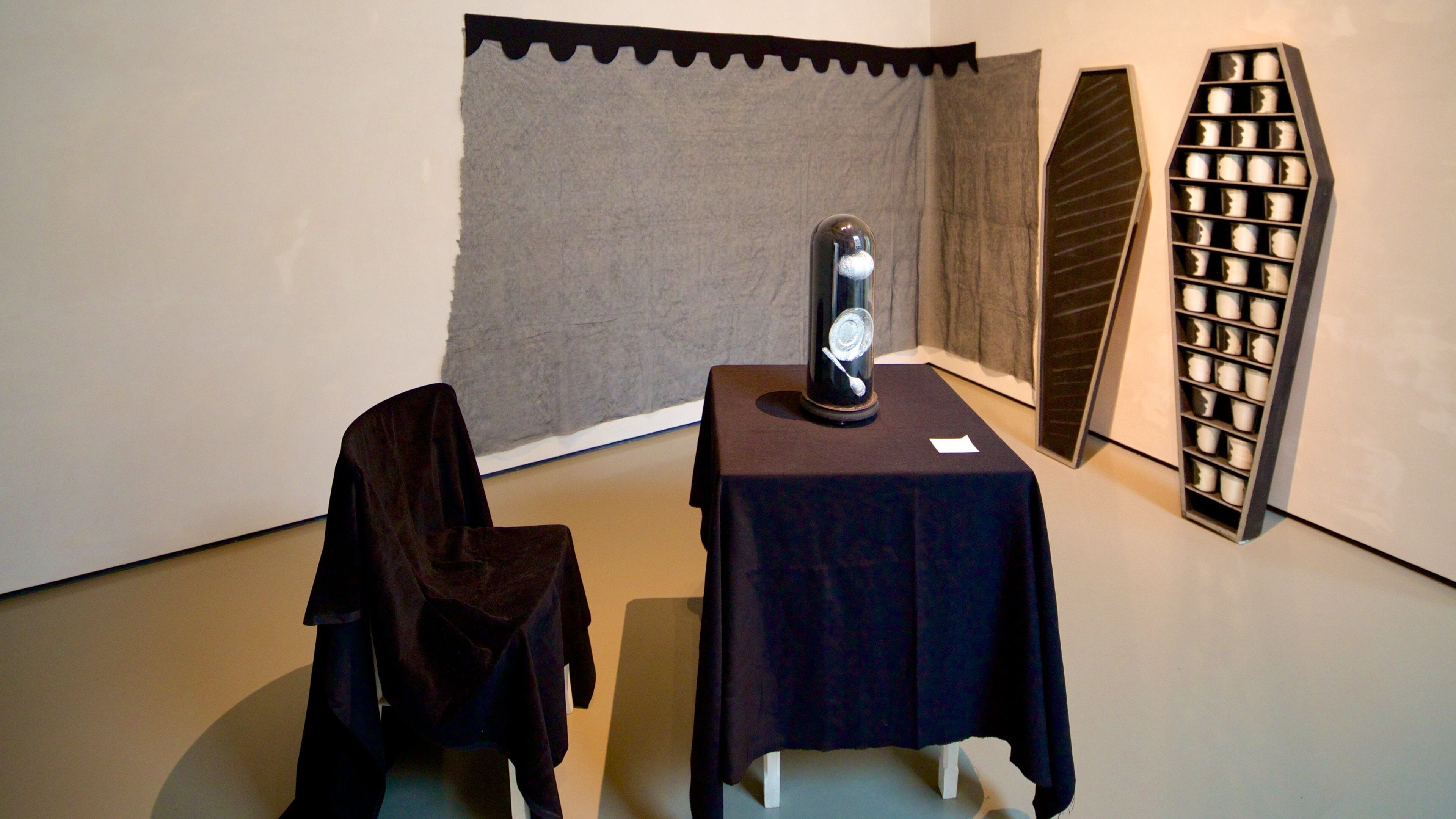 Palazzo Grassi showing heritage elements, art and interior views