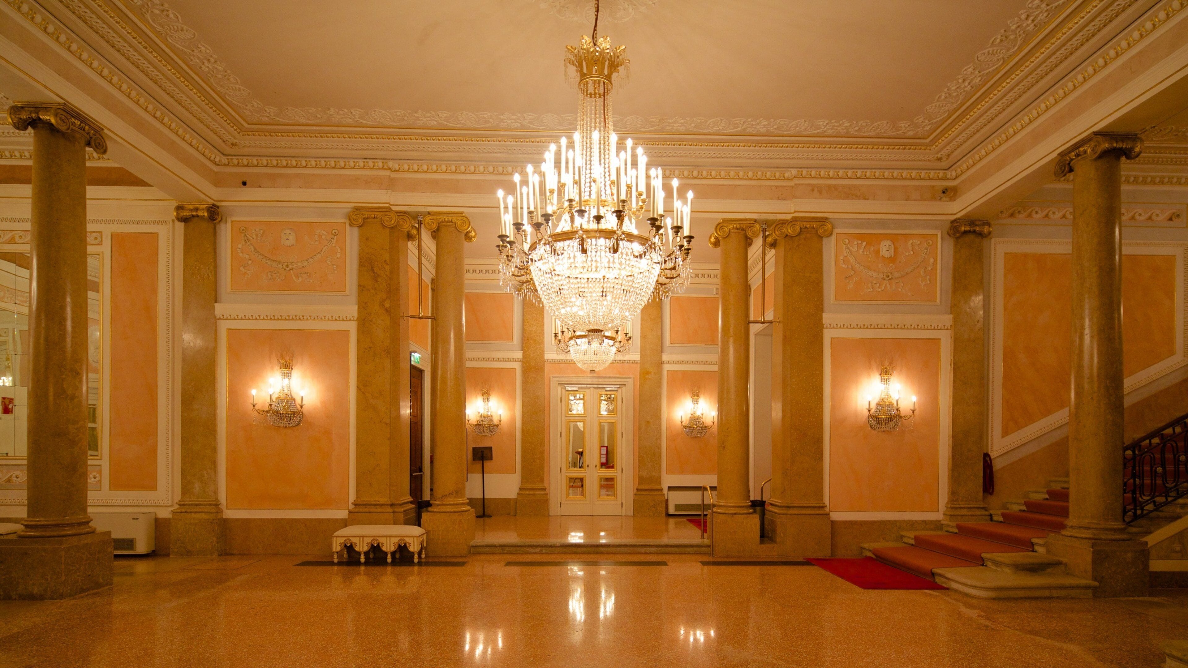 Teatro La Fenice featuring interior views and heritage architecture