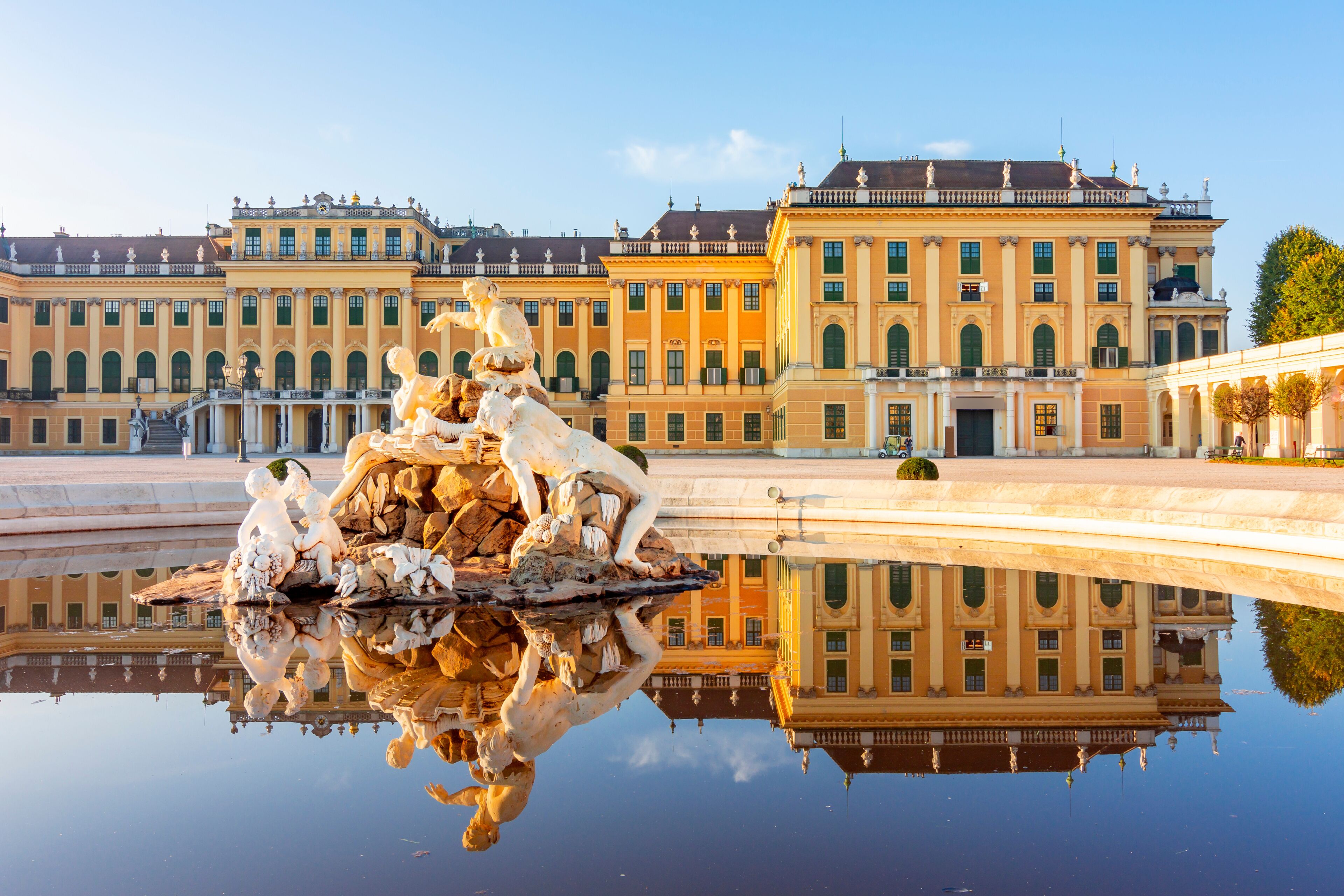 Schonbrunn palace in Vienna, Austria