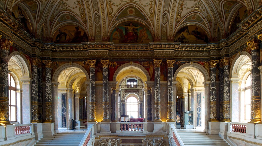 Museum of Art History which includes heritage architecture, art and interior views