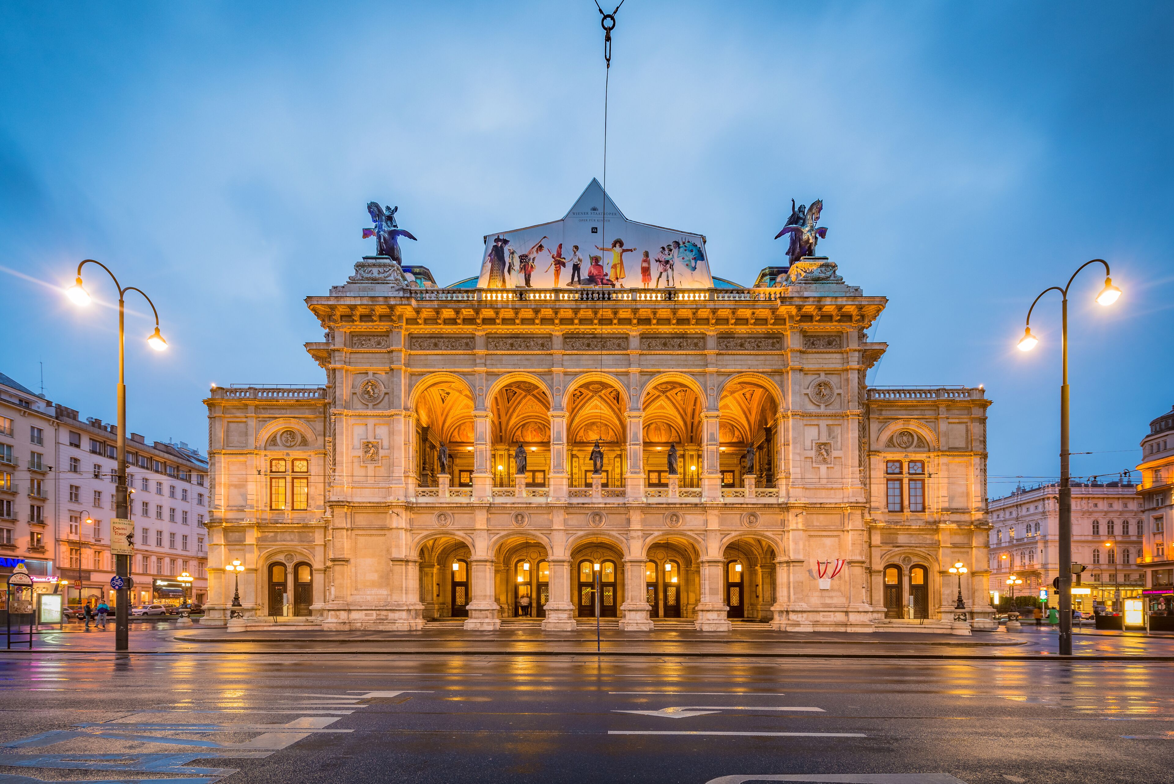 The Vienna State Opera in Austria.