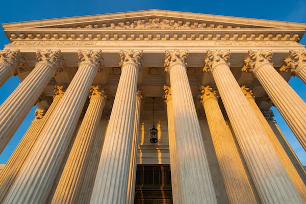 Supreme Court of the United States showing an administrative buidling and heritage architecture