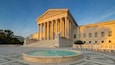 Supreme Court of the United States which includes a fountain, an administrative buidling and heritage architecture