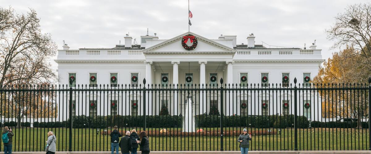 White House showing an administrative buidling and heritage architecture