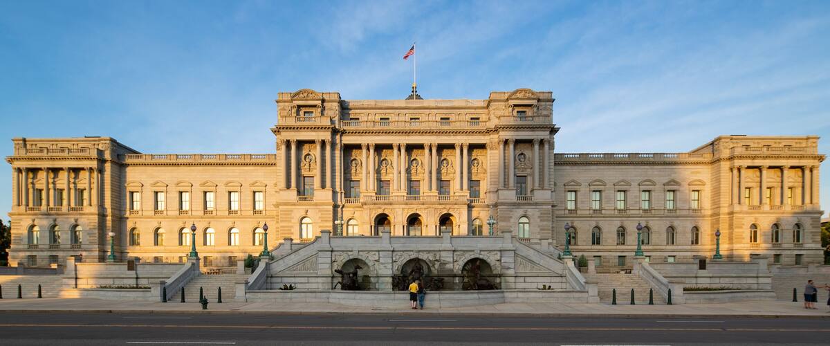 Library of Congress which includes an administrative buidling and heritage architecture