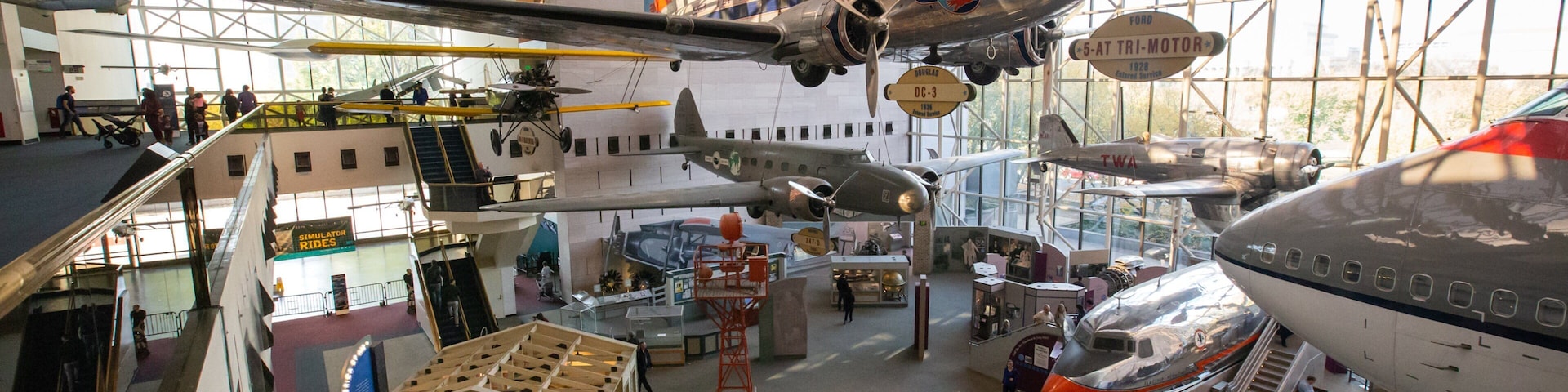 National Air and Space Museum which includes interior views