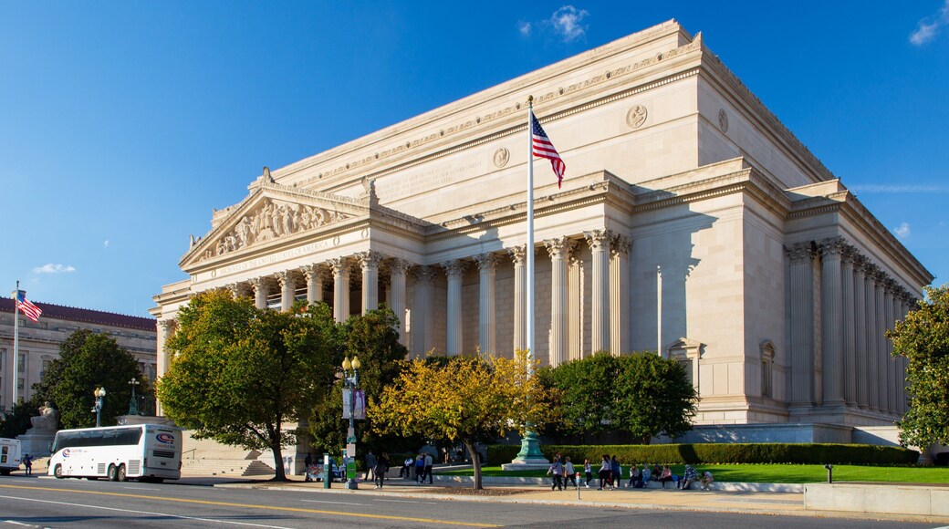 National Archives showing an administrative buidling and heritage architecture