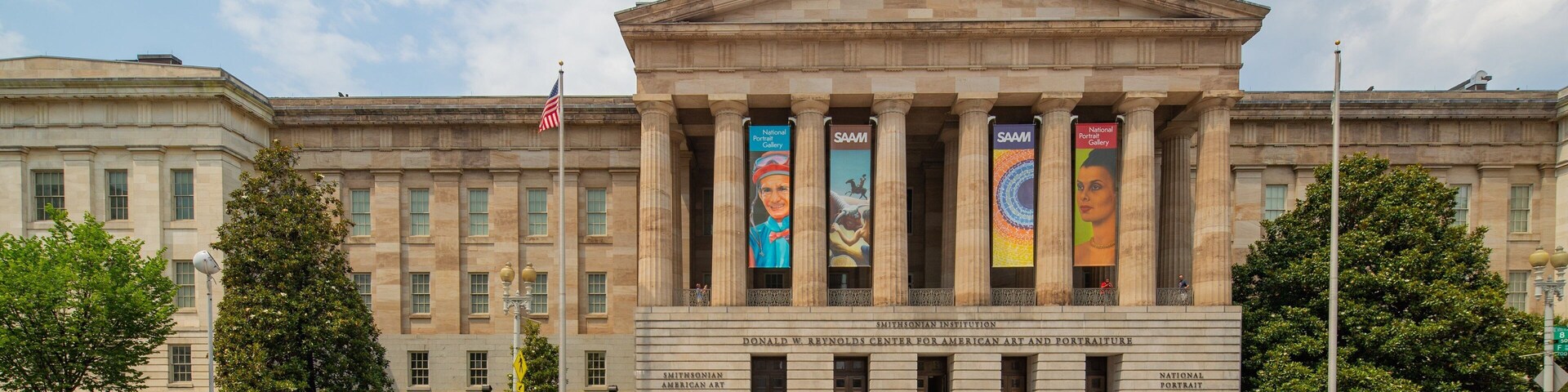 Smithsonian American Art Museum which includes heritage architecture and an administrative buidling