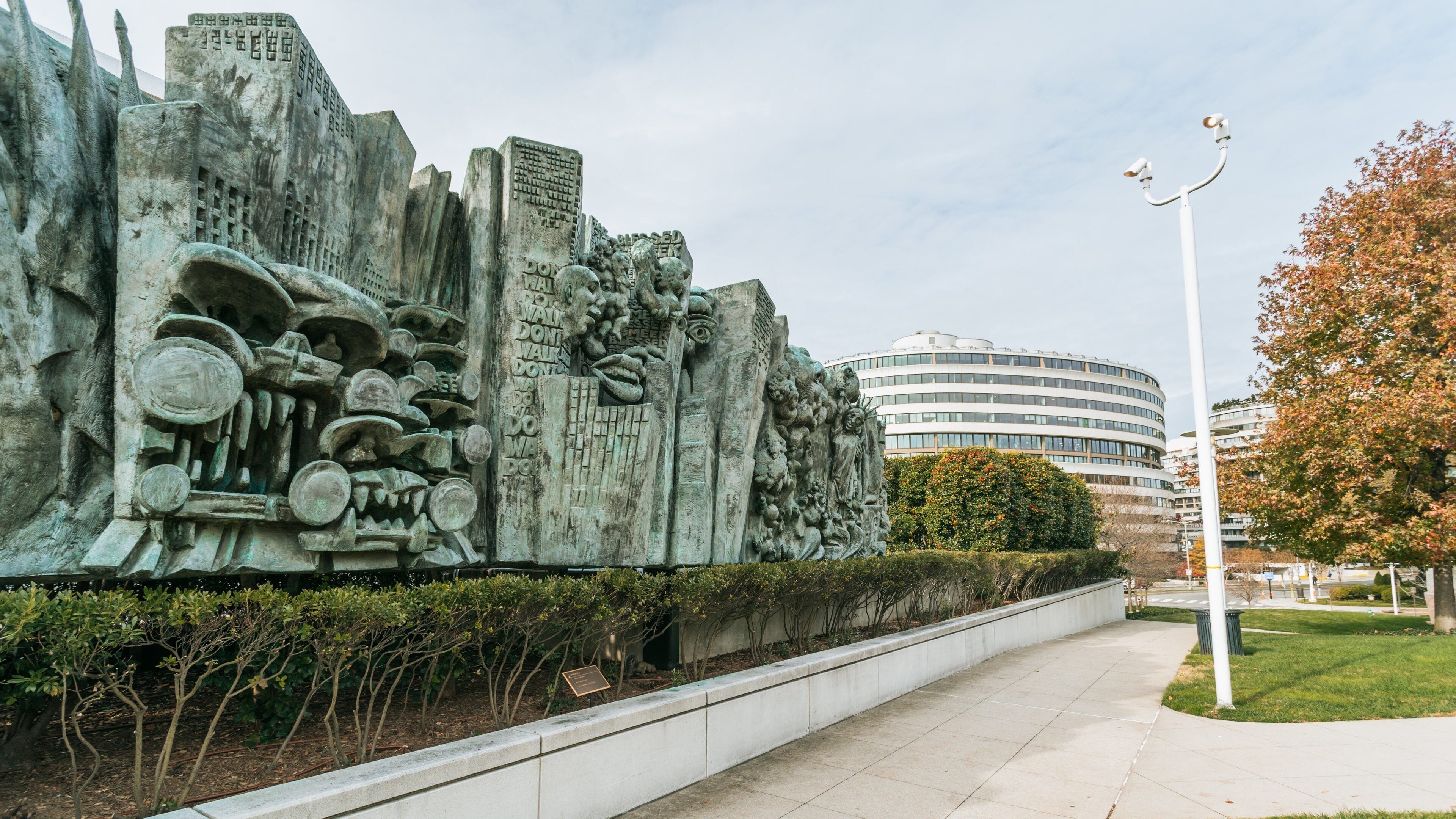 Kennedy Center which includes outdoor art and a garden