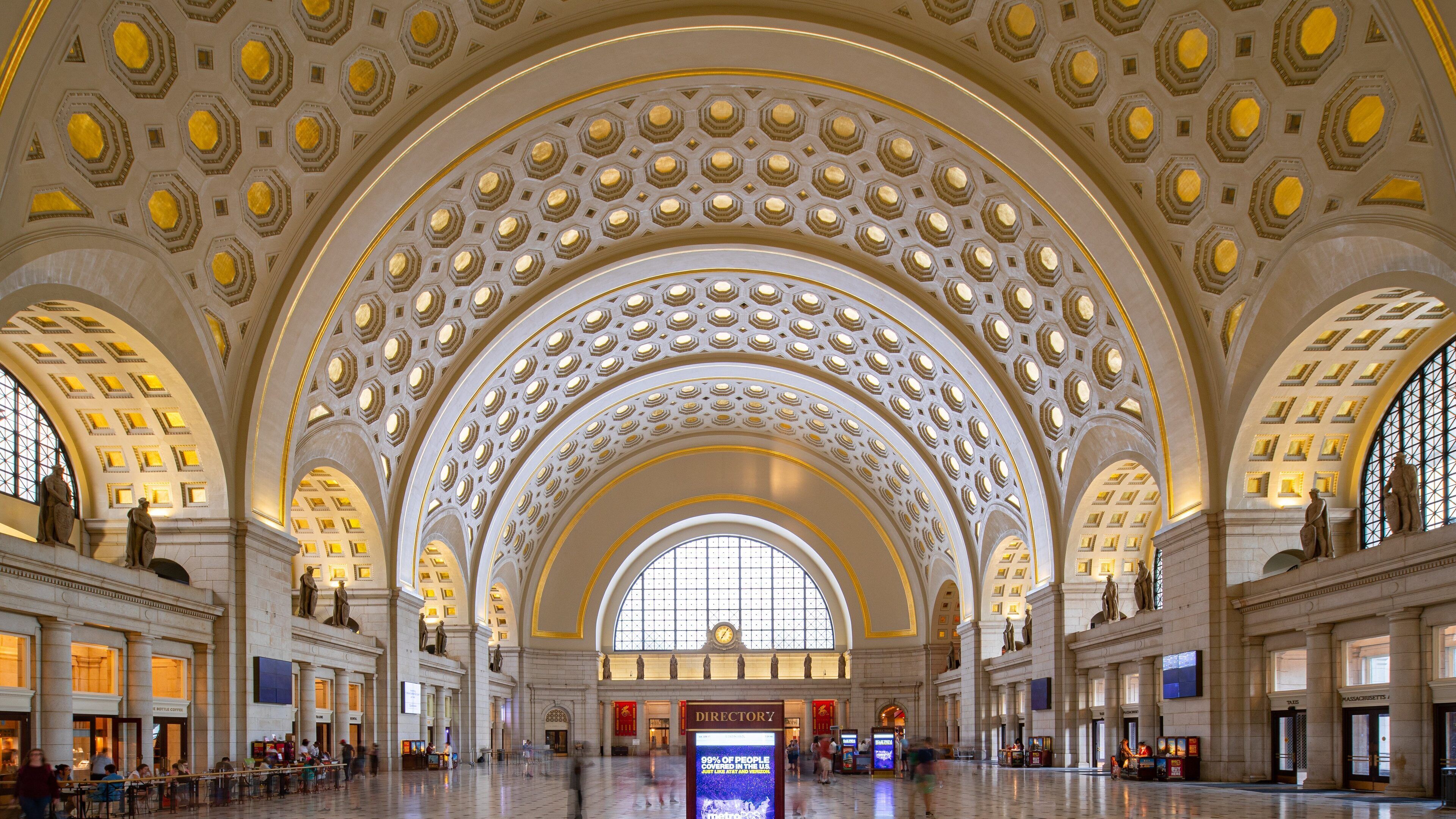 Union Station Shopping Center which includes interior views and heritage elements