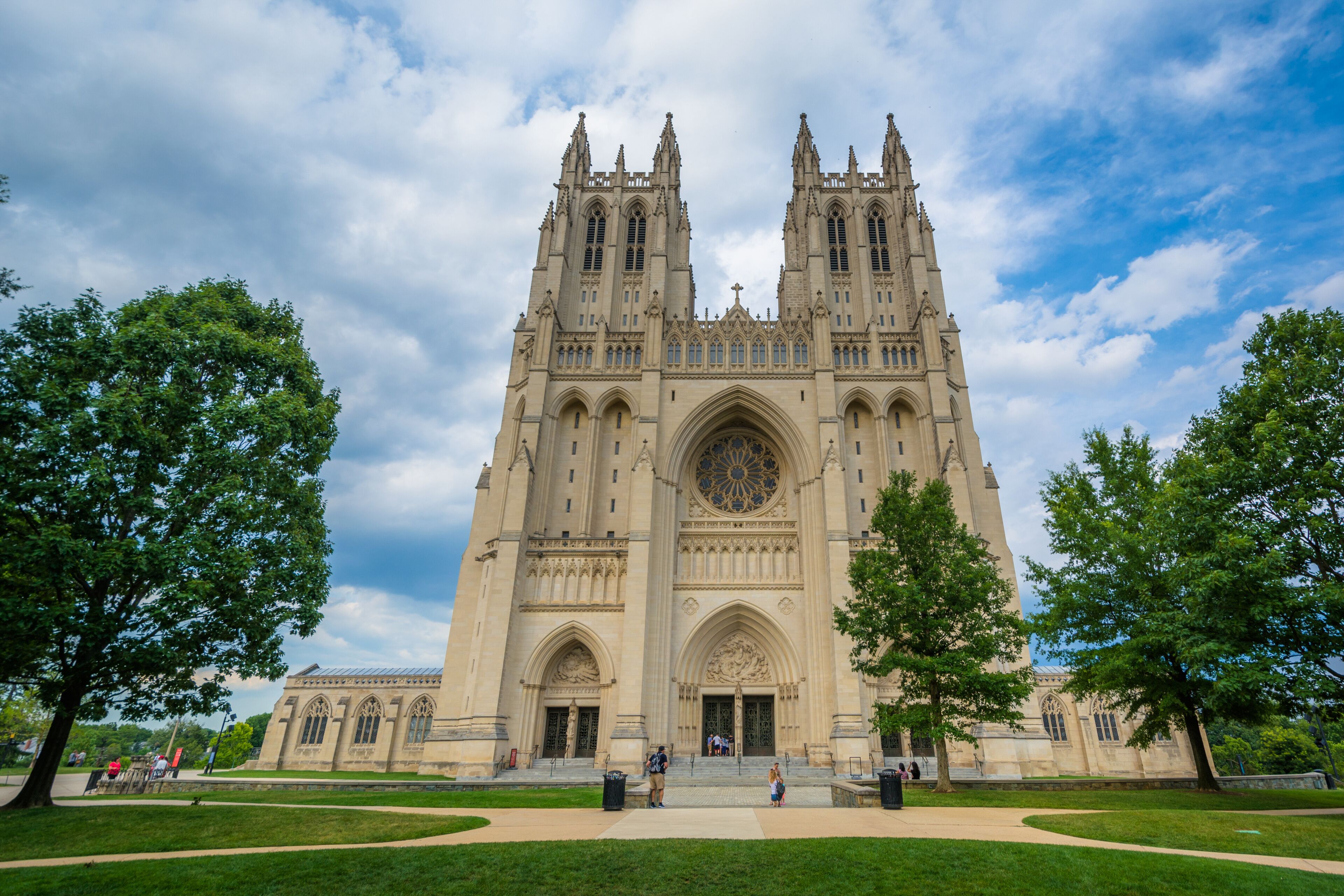 The Washington National Cathedral, in Washington, DC.