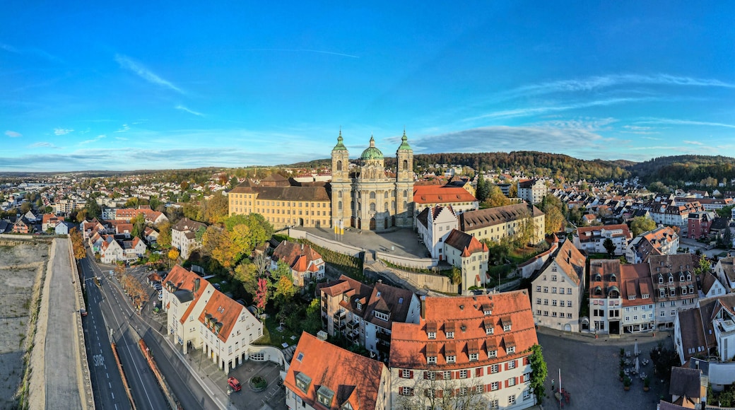 Weingarten, Deutschland: Panorama um die Basilika