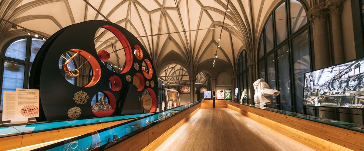Swiss National Museum showing interior views