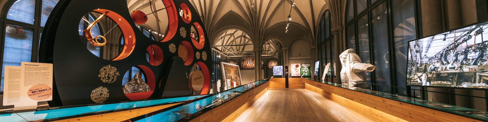 Swiss National Museum showing interior views
