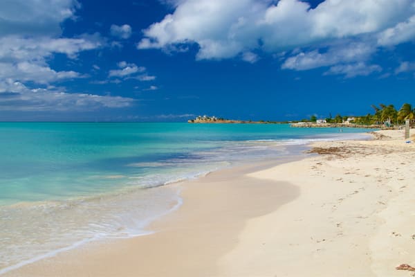 Runaway Bay Beach ofreciendo vistas generales de la costa y una playa de arena