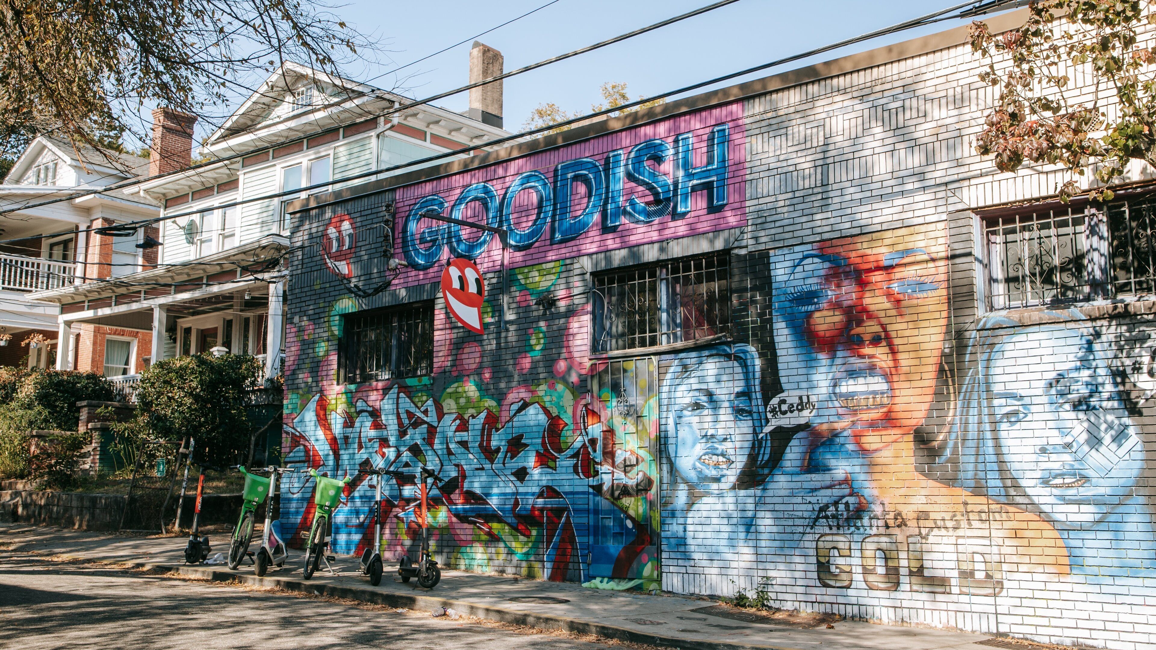 Little Five Points showing outdoor art