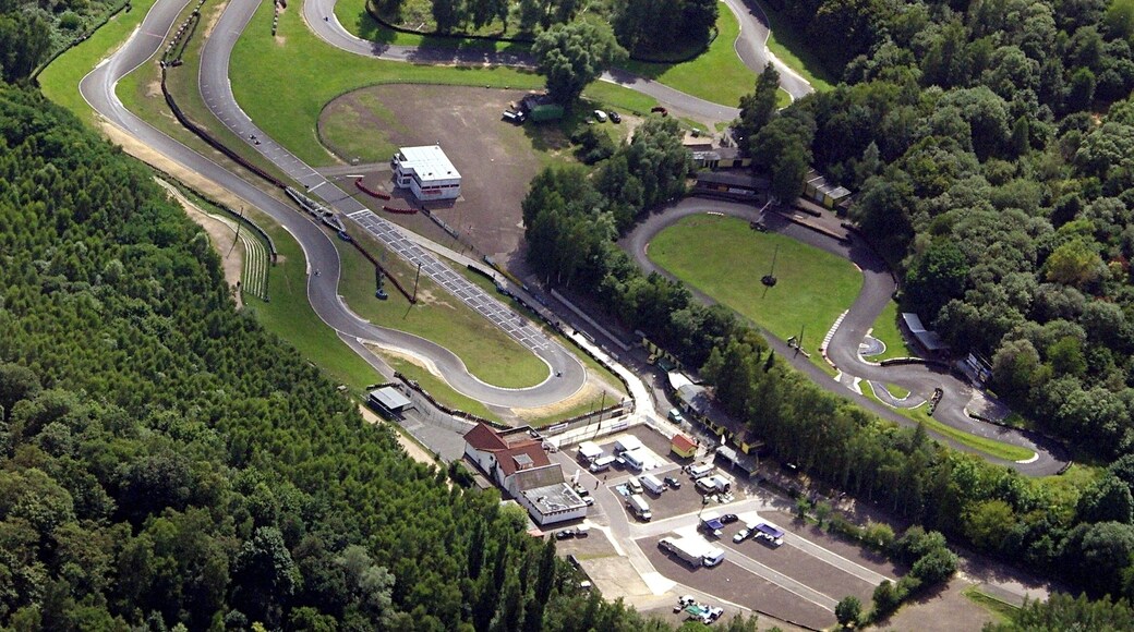 Aerial view of the Erftlandring near Kerpen.