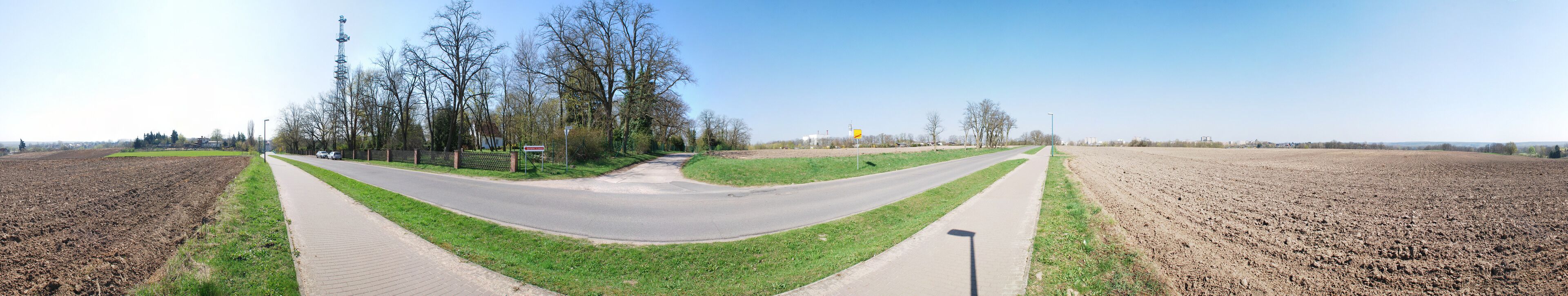 360° panoramic view of Güldendorf, borough of Frankfurt (Oder), Germany