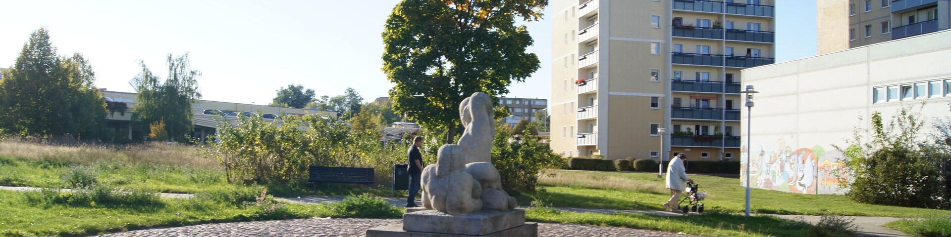 Skulptur Erholung und Freizeit von Friedemann Klos in Frankfurt (Oder), Neuberesinchen