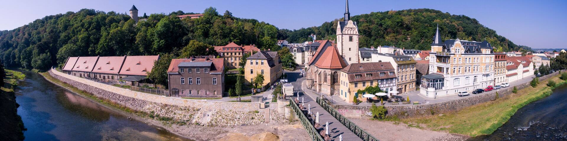 gera untermhaus panorama bridge architecture summer