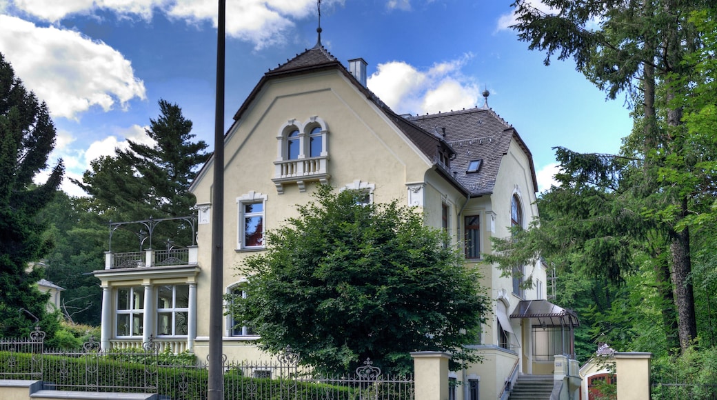 Villa Zetzsche at Straße des Friedens 114 in Gera, Germany; built c. 1903 by architect Rudolf Zetzsche