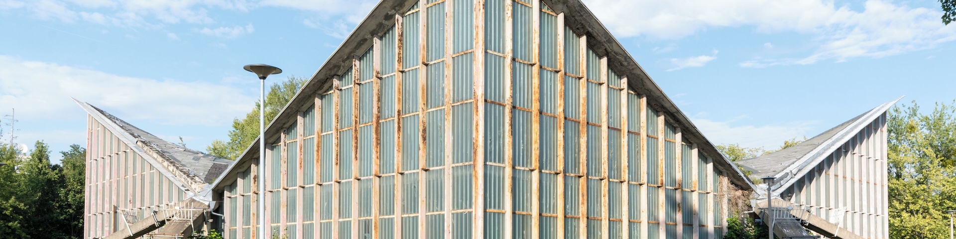 This is a photograph of an architectural monument. It is on the list of cultural monuments of Magdeburg