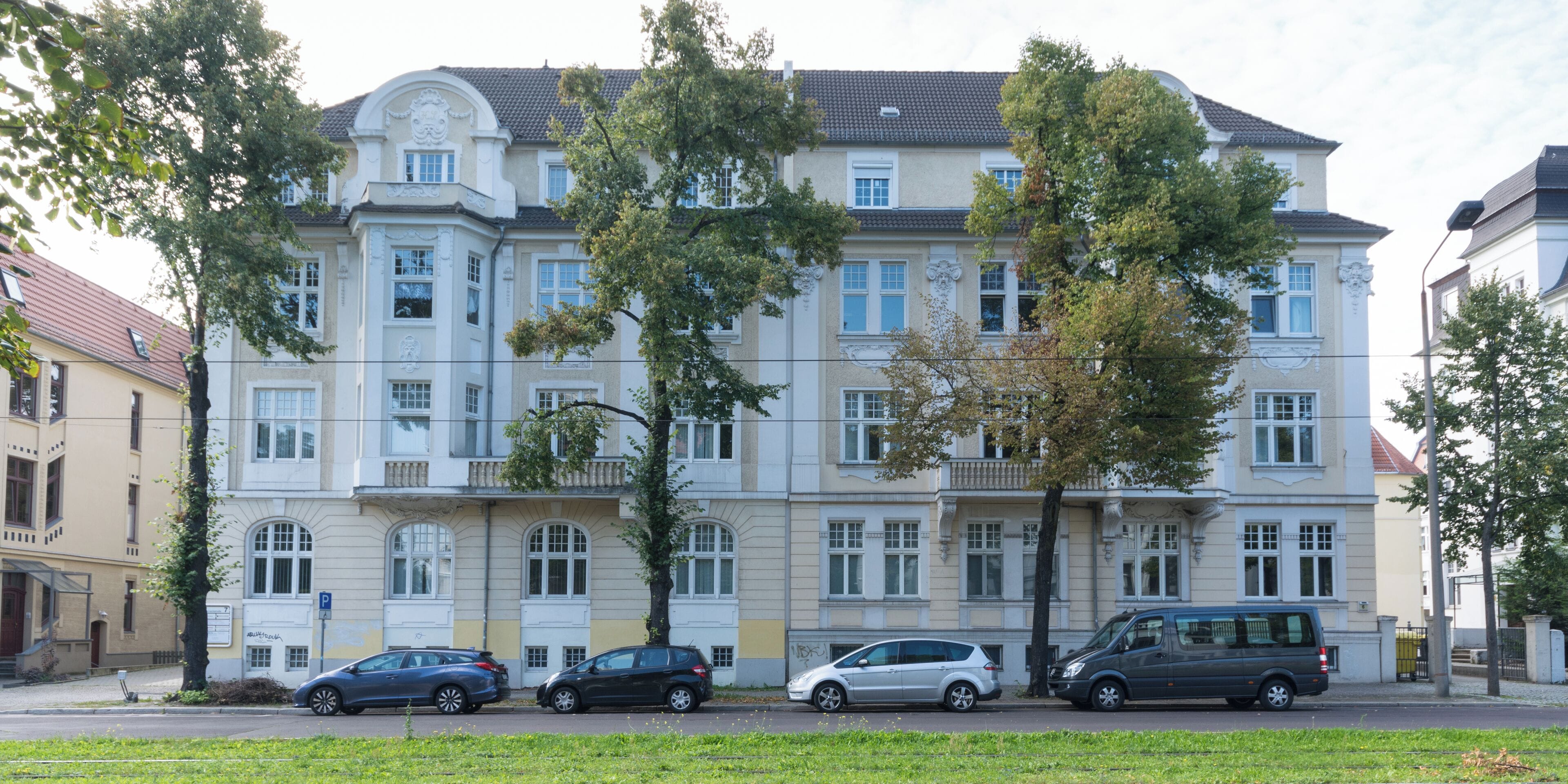 This is a photograph of an architectural monument. It is on the list of cultural monuments of Magdeburg