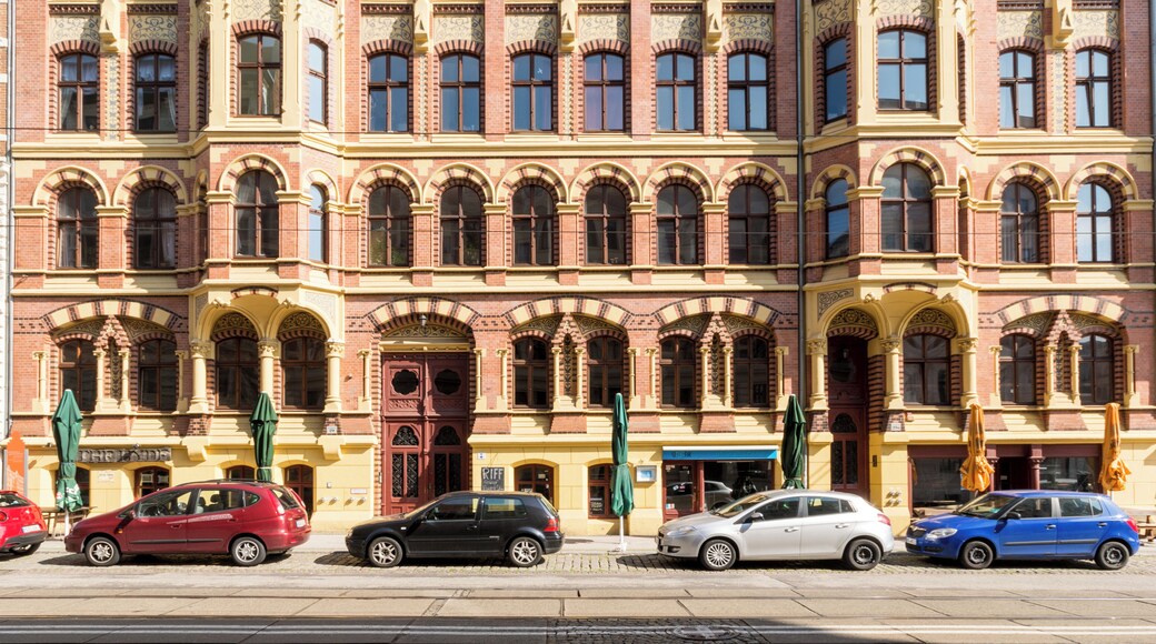 This is a photograph of an architectural monument. It is on the list of cultural monuments of Magdeburg