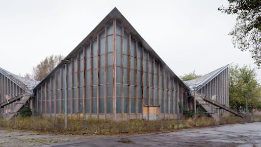 This is a photograph of an architectural monument. It is on the list of cultural monuments of Magdeburg