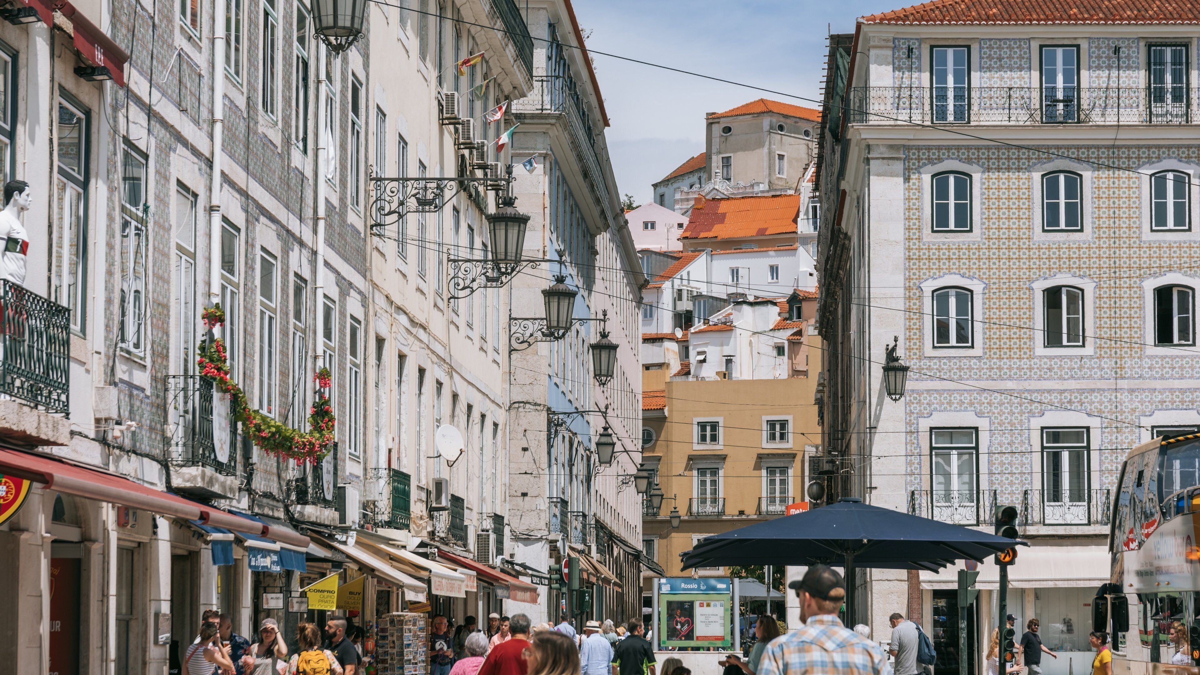 Chiado featuring a city and street scenes