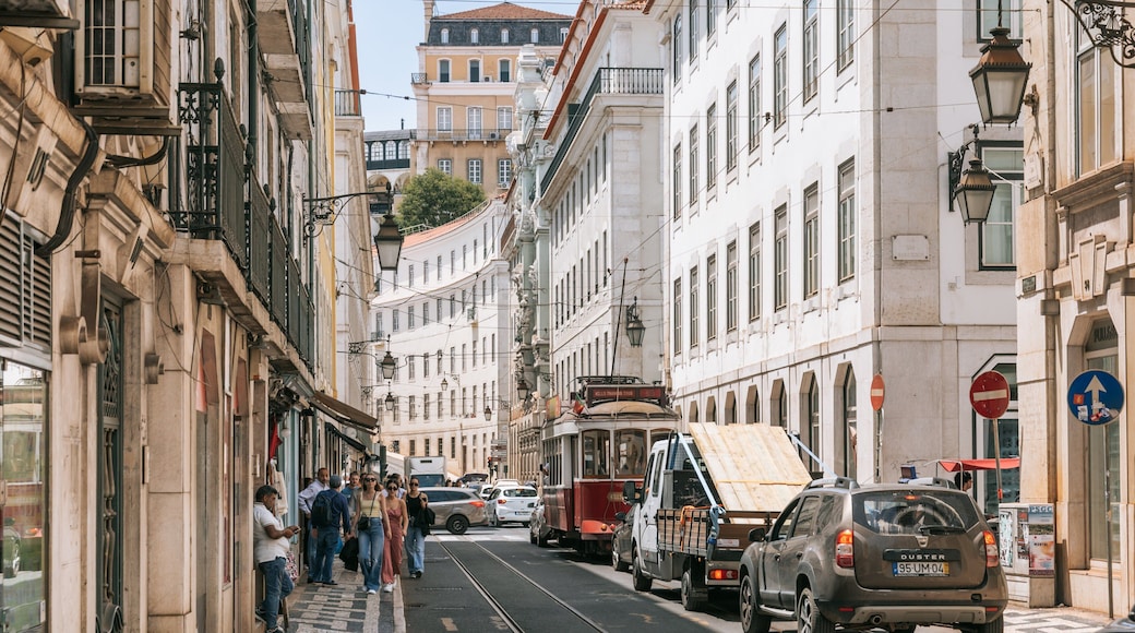 Chiado which includes a city