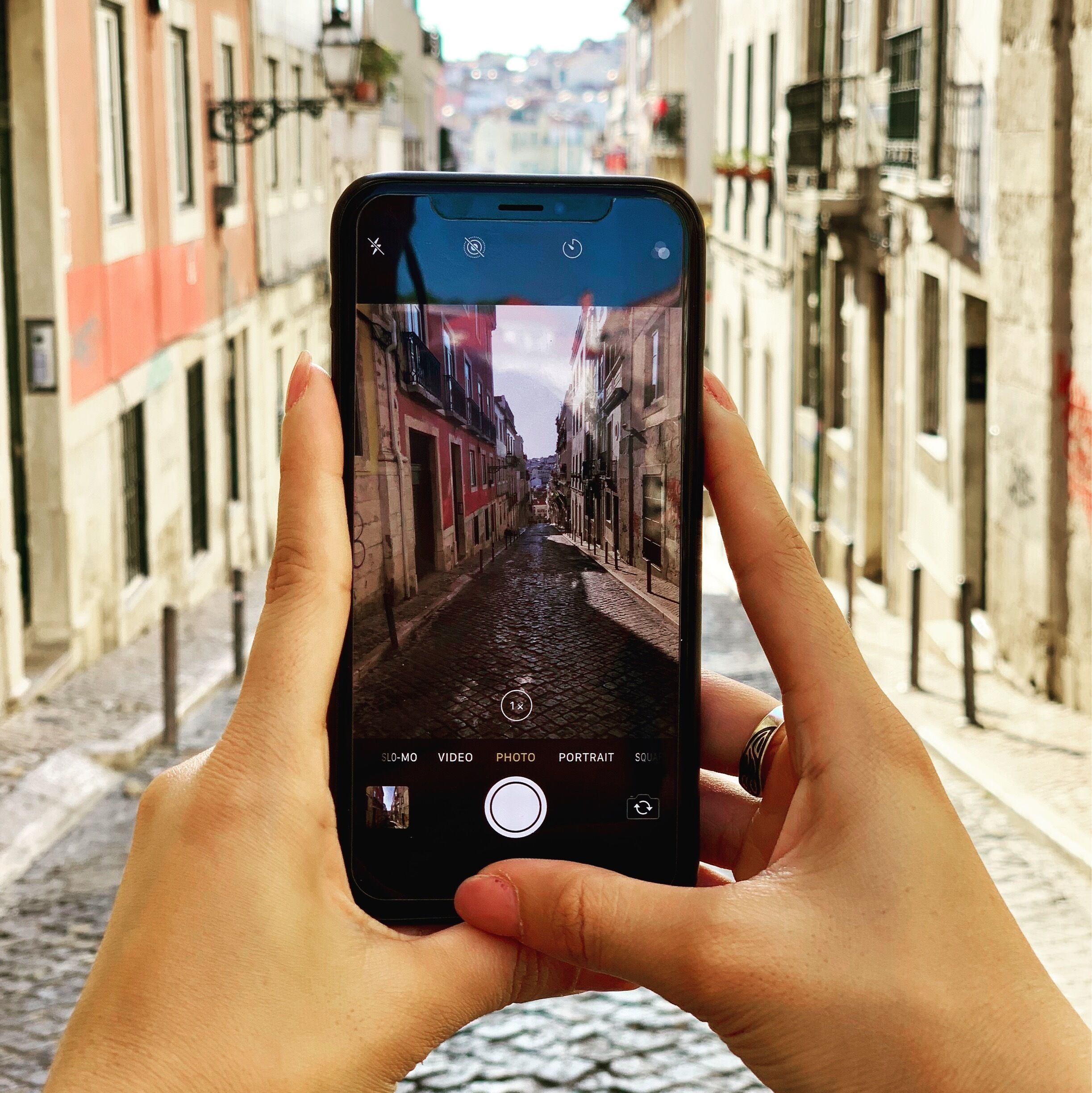 Double perspective. #tbt #lisbon #travelling