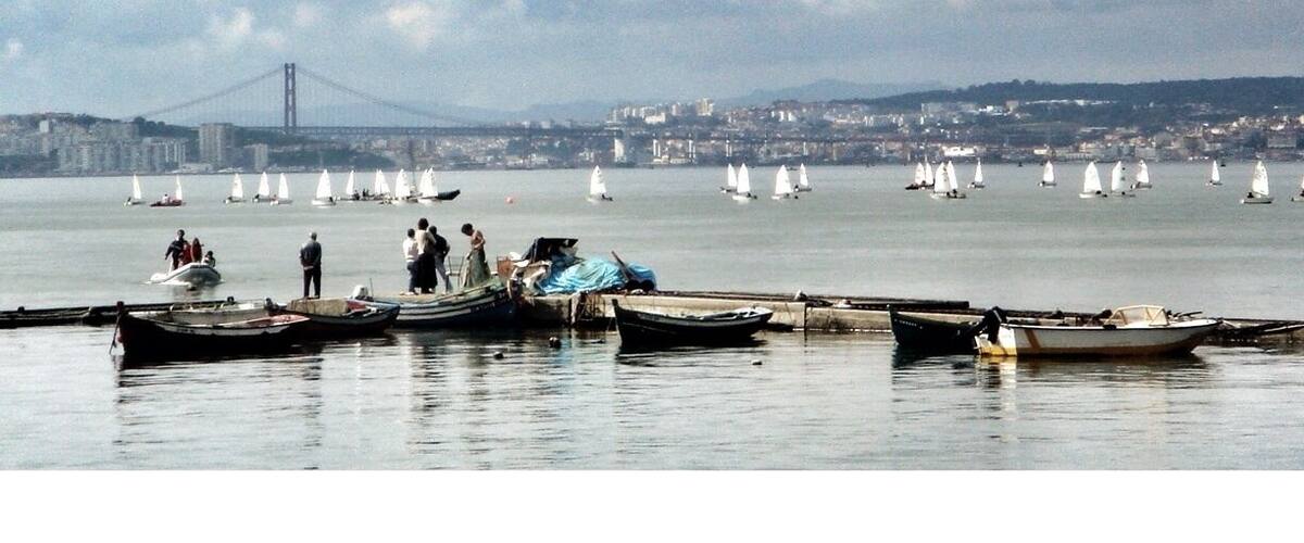Tejo river and Lisbon in the another side