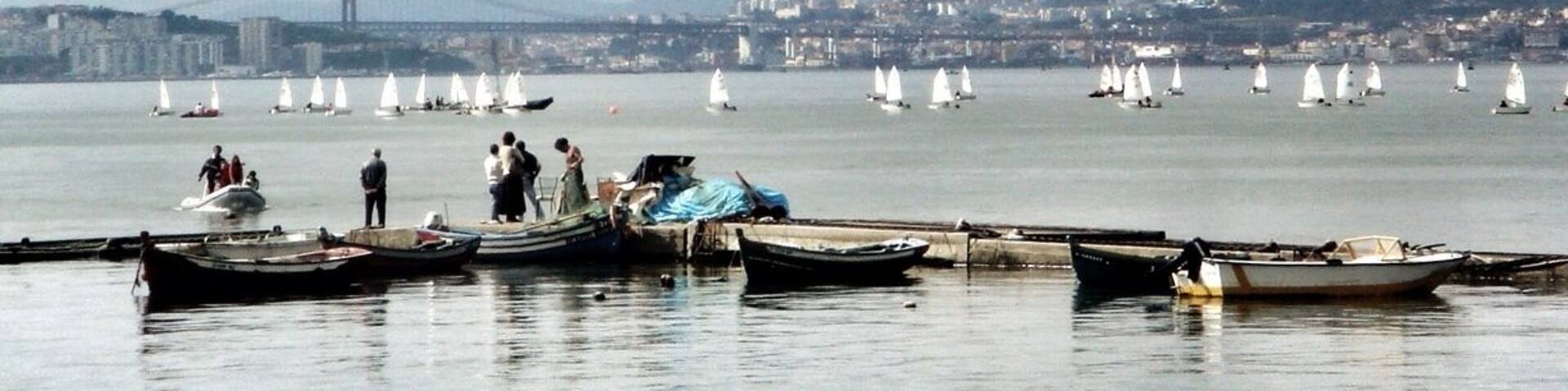 Tejo river and Lisbon in the another side