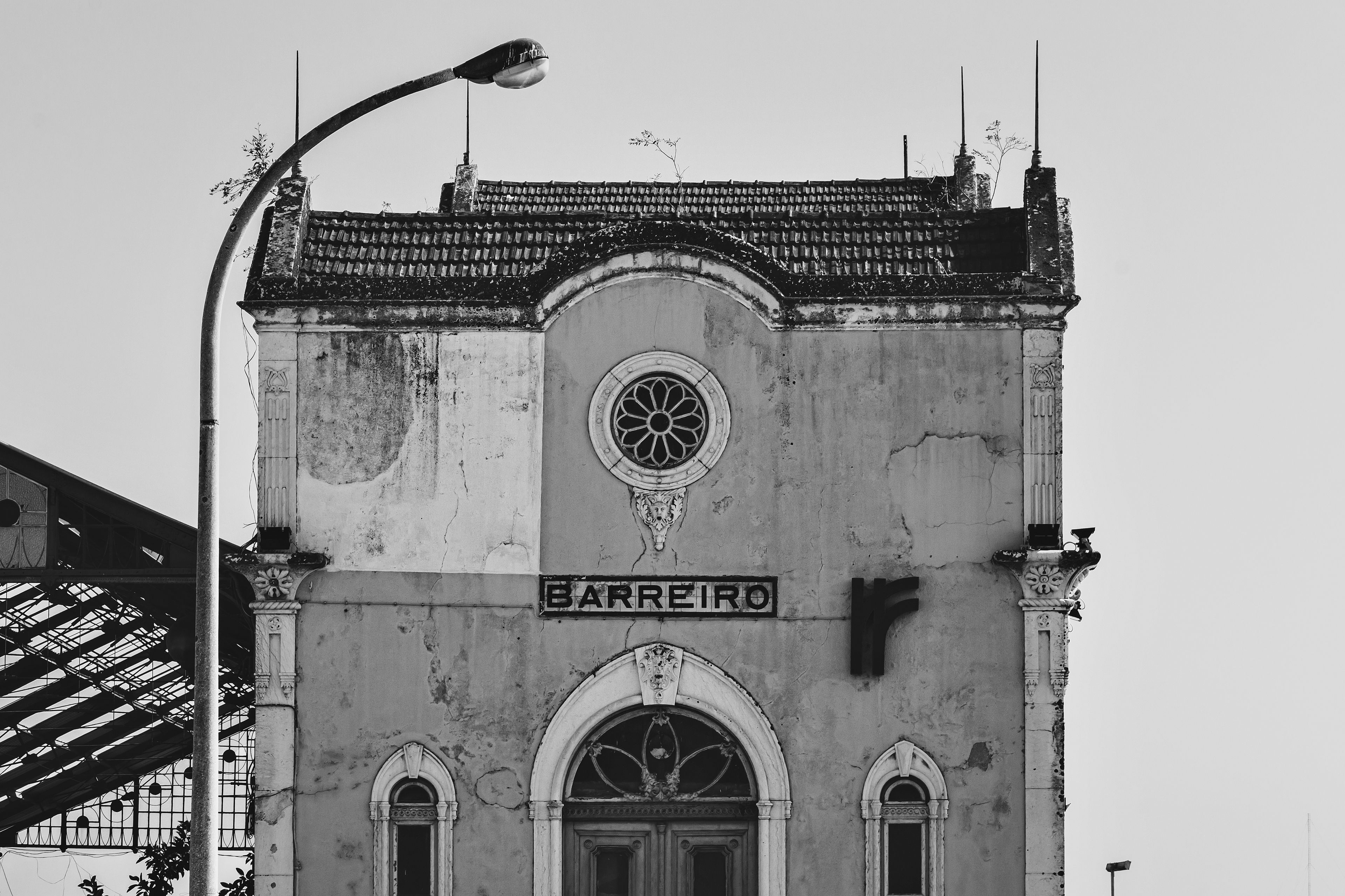 Old train station of Barreiro, Lisbon, Portugal
